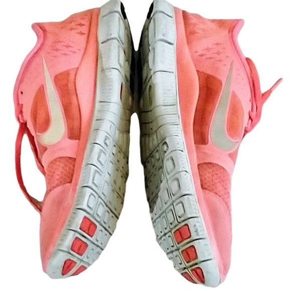 Nike Free Run Men's Running Shoes, Neon Orange - Picture 4 of 8